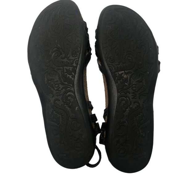 Naot Leather Cork Wedge Strappy Sandals Brown Size 36 / 5 1/2 - Picture 8 of 8